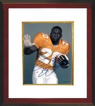 Travis Henry signed Tennessee Vols 8x10 Photo Custom Framed 98 Champs - $79.95