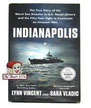 INDIANAPOLIS (True Story) by Lynn Vincent &amp; Sara Vladic hardcover book - £9.44 GBP
