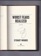 A Stone Barrington Novel: Worst Fears Realized No. 5 by Stuart Woods Signed - £26.32 GBP