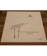 1985 TEXAS Nongame Stamp and Print by Ken Carlson Unframed CRANES No. 1867  - £46.70 GBP
