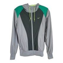 Nike Womens Jacket Size Small Gray Long Sleeve Wind Jacket Hoodie Zipper... - $23.35