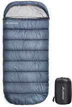 Bisinna Xxl Sleeping Bag(90.55&quot;X39.37&quot;) For Big And Tall Adults,3-4 Seas... - £48.75 GBP