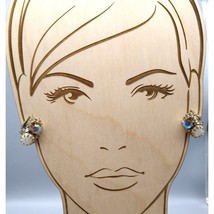 Juliana Style Celestial Sparkle Earrings, Gold Tone Clip On with Baroque Faux - £47.74 GBP