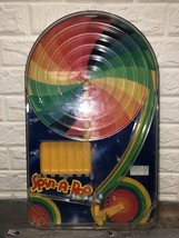 Vtg Wolverine Spin-A-Roo Pinball Marble Game Toy Rainbow Table Top USA *... - $21.77