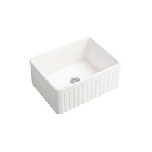 White Ceramic Kitchen Sink 23.6&quot;L x 18&quot;W - £271.28 GBP