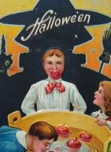 Vintage Halloween Postcard Nash Shadow Witch Fantasy Embossed Series 2 Greenwich - $37.05