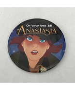 VTG Disney Anastasia On Video April 28 Movie Promo Promotional Round But... - €6,04 EUR