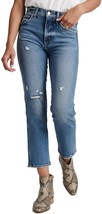 Lucky Brand Womens Voyage Blue Authentic Straight Crop Jeans US 12 / 31, 7218-4M - £32.43 GBP