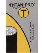 TITAN PRO TTMJ161R START CAPACITOR 161-193 MFD 250 VAC W/RESISTOR - NEW! - $9.48