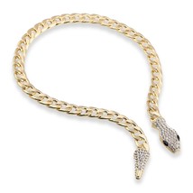 New Arrivals Chunky Chains Necklace and Bracelet Gold and Silver Plating wiht AA - £18.84 GBP