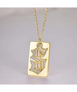 925 Sterling Silver Letter S Pendant Necklace - $213.00