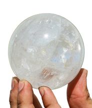 Large 75MM White Petalite Quartz Crystal Healing Energy Stone Sphere Orb... - $104.67