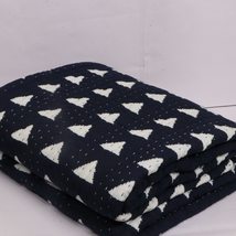 INDACORIFY Kantha Quilts Printed Quilt Cotton Blanket Bohemian Bedding B... - $79.99