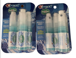 2X Crest Scope Breath Mist Long Lasting Mint Sugar Free 8 Bottles Of 7mL... - £35.04 GBP