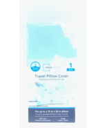 Mainstays Travel Pillow Cover 100% Polyester With Zipper Closure 15" x 20" - Map - $11.18