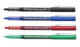 PILOT V5 Pen (Blue + Black+ RED + Green) Pack of 4 - £25.08 GBP