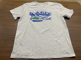 Los Angeles Dodgers Men’s Gray MLB Baseball T-Shirt - Fanatics - XL - $14.99