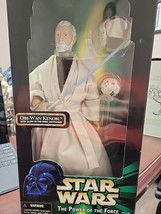 Star Wars power of the force Obi-Wan Kenobi With Glow In Dark Lightsaber - £17.72 GBP