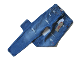 NWT Levi&#39;s Wedgie in Partner in Crime High Rise Destroyed Distressed Jeans 25 - £41.09 GBP