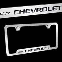 Brand New 1PCS Chevrolet Chrome Stainless Steel License Plate Frame Offi... - £24.03 GBP