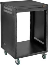 The Auray Ers- 12U Steel Equipment Rack With 3&quot; Casters (12 Ru). - £173.82 GBP