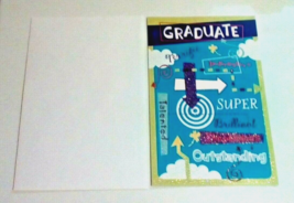 American Greetings Graduation Card Graduate Super Talented Glitter - $7.35
