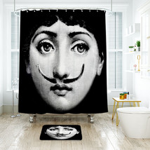 Fornasetti Gentle Face 005 Shower Curtain Bath Mat Bathroom Waterproof Decorativ - £18.13 GBP+