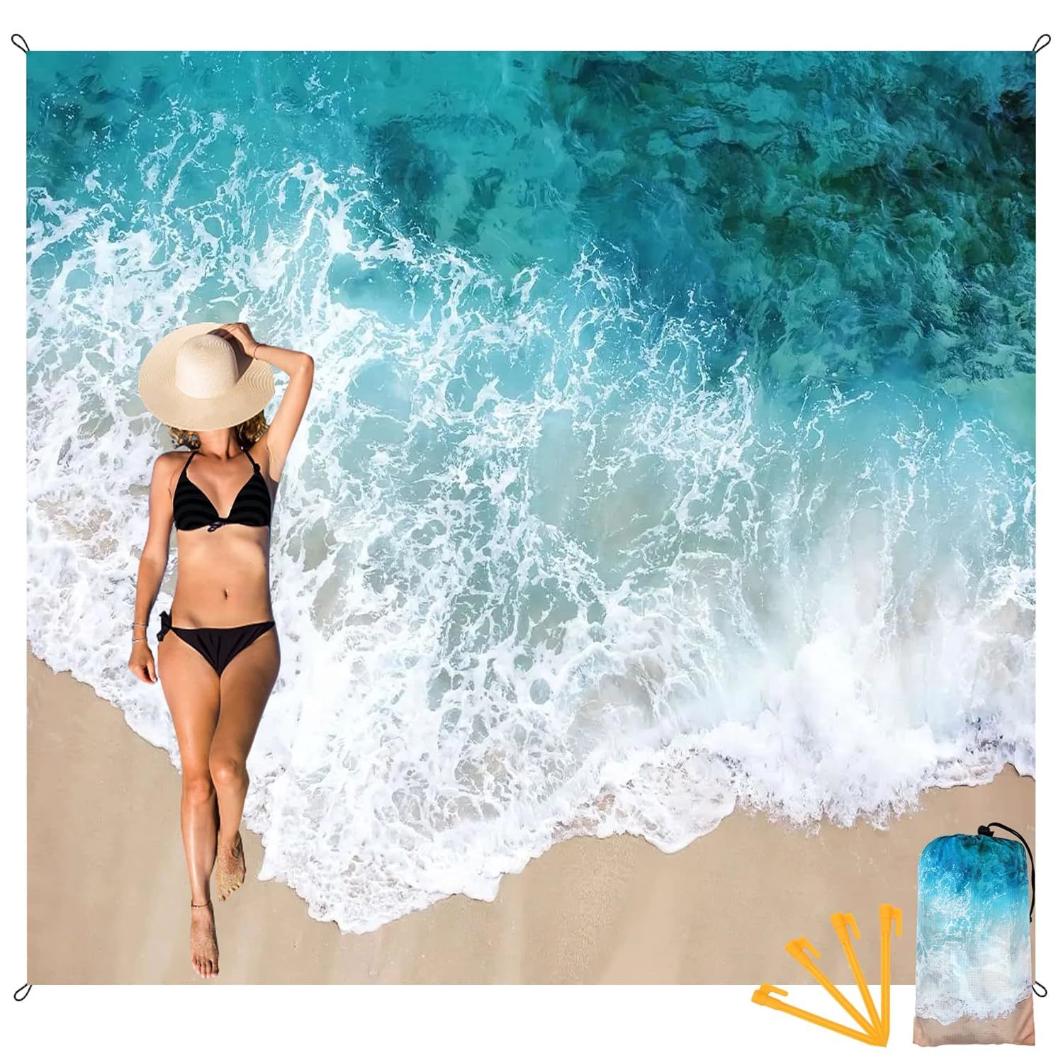 Waterproof Sandproof Beach Blanket and 20 similar items