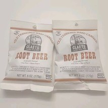 (2) Claeys Root Beer Hard Candy - 6oz packages. - FREE SHIPPING! - £10.61 GBP