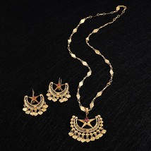 Ethlyn 2018 Gold Color Beautiful Ethnic Wedding Jewelry Sets for Women Accessori - £35.59 GBP