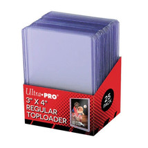 100 Ultra Pro 3&quot; x 4&quot; Standard Sized Toploaders and Card Sleeves - $20.57