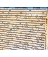 Disney Dumbo Stripe Cotton Fabric 1  yard - €5,93 EUR