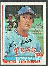 Texas Rangers Leon Roberts 1982 Topps Baseball Card # 688 nr mt ! - £0.39 GBP