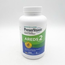 Bausch Lomb PreserVision AREDS 2 Formula 210 MiniSoft Gels Eye Vitamins Exp 8/24 - £19.97 GBP