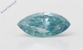 Marquise Loose Diamond (1.34 Ct Fancy Blue( Enhanced) VS1 Clarity) IGL  - £1,287.05 GBP