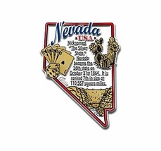 Nevada Information State Magnet by Classic Magnets, 2.3&quot; x 3.2&quot;, Collect... - £3.67 GBP