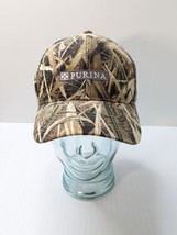 NEW Purina Dog Chow Hat Cap Strap Back Green Camo Mens Hunting Adjustabl... - £19.73 GBP