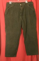 Roundtree &amp; Yorke Varsity Men&#39;s Brown Corduroy Painters Pants 42 x 29 - $15.80