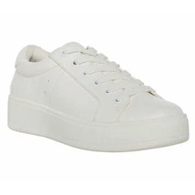 Steve Madden Sneakers Womans 11 Classic Retro Platform Fashion White Shoes - £47.69 GBP