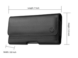 Horizontal Belt Clip Pouch Card Slot For Motorola Moto G Power 5G 2024 - £8.83 GBP+