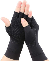 Copper Arthritis Compression Gloves, High Copper Infused Compression (Medium) - £7.81 GBP