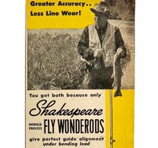 Shakespeare Fly Fishing Wonderods 1953 Advertisement Outdoor Sporting DW... - £23.58 GBP