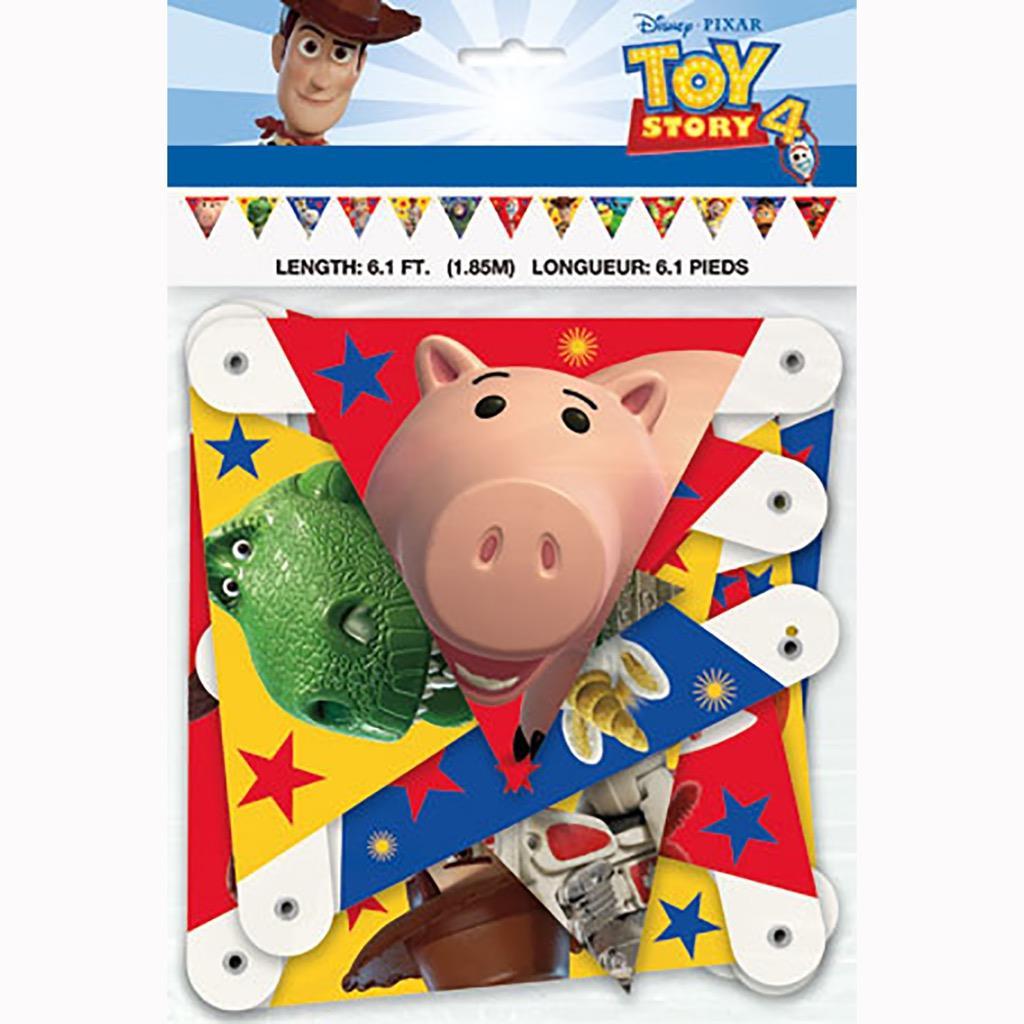 Toy Story Jointed Happy Birthday Banner Party Decorations 6 Foot New - $4.95