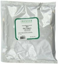 Frontier Bulk Red Chili Peppers (1,000 HU), Medium Roasted, Ground, 1 lb... - $18.27