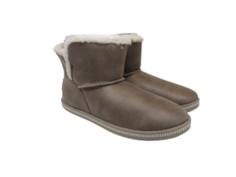 Skechers Women&#39;s Cozy Campfire - Song Birds Ankle Booties Taupe Size 7.5M - £27.84 GBP