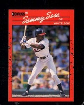 1990 Donruss #489 Sammy Sosa Nmmt (Rc) White Sox *AZ4364 - £4.23 GBP