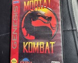 Mortal Kombat (Sega Genesis) GAME + CASE+ ARTWORK / + MANUAL/ VERY NICE - $19.79