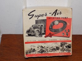 Vintage 1940’s-50 Super-Air Inflating Pump in Box - $54.45