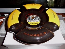 Ceramic Cigar Ashtray Genios Measures 8" Diameter NIB image 6