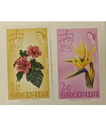 Grenada 1968 Hibiscus/Bird of Paradise 1¢ 2¢ Mint Stamps SG 306-307 Set ... - $32.34 MXN